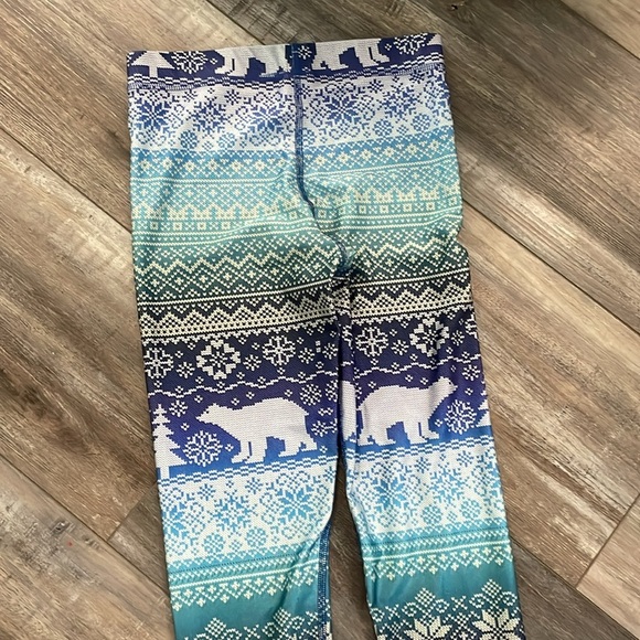 Terez Winter Fair Isle Leggings XS - Picture 9 of 9